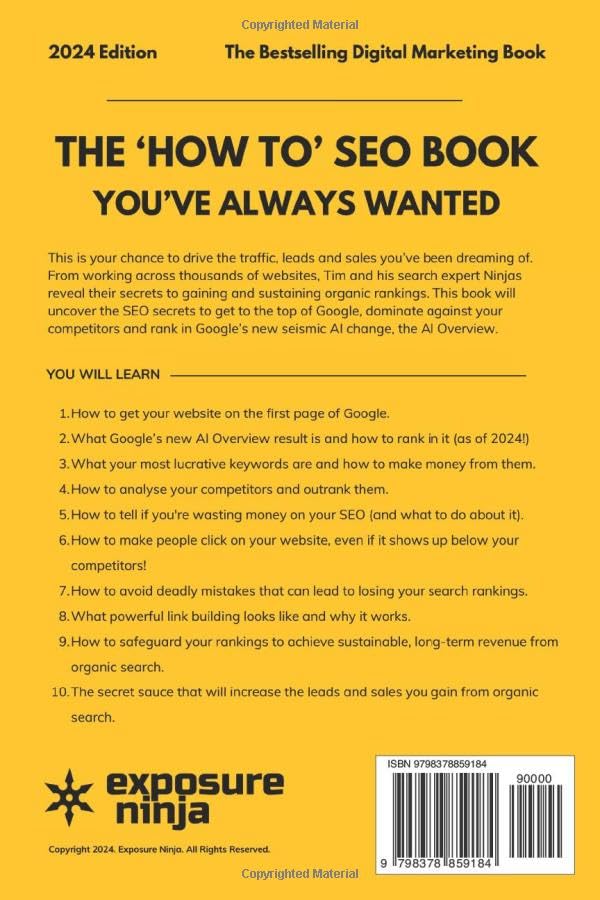 How To Get To The Top of Google: The Plain English Guide to SEO (Digital Marketing by Exposure Ninja)