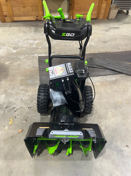 USED (Like New): EGO 24" Self-Propelled Electric Snow Blower (56V) with 2 Batteries