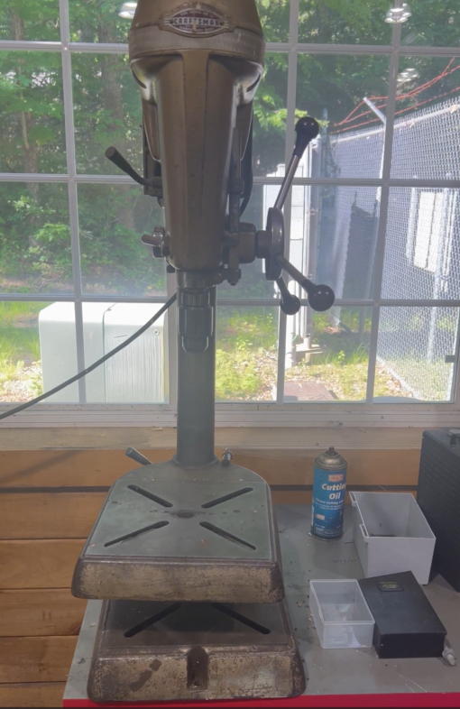 Vintage Craftsman Cast Iron Drill Press