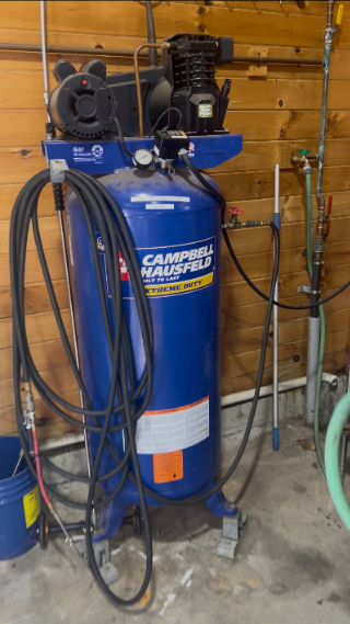 USED Campbell Hausfeld Extreme Duty 80-Gallon Air Compressor