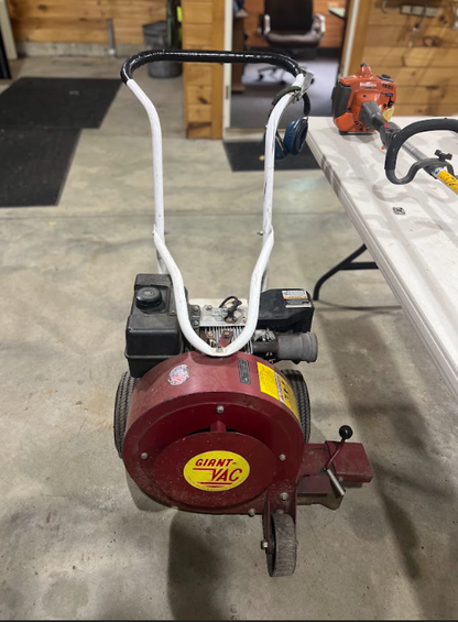 USED: Commercial Giant Vac, Push Gas powered leaf blower, Briggs Stratton engine - 80BP