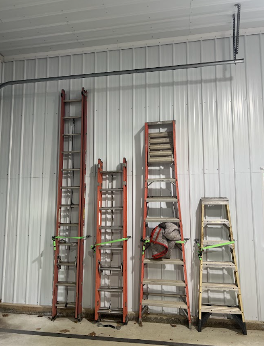 USED Set of 4 Heavy Duty Ladders