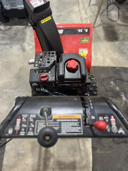 USED Snapper Snowblower, 8hp, 24" wide, gas power - 18245E